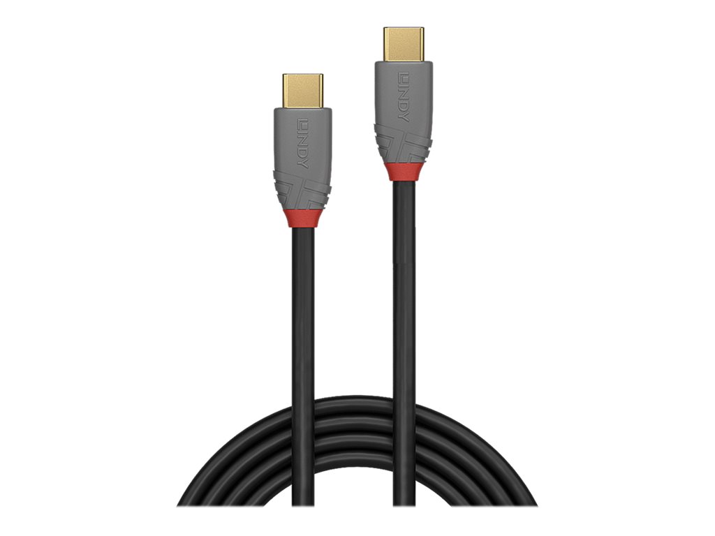 C ble USB 3.2 type C vers C, 20Gbit/s, 5A, PD, Anthra Line, 1.5m