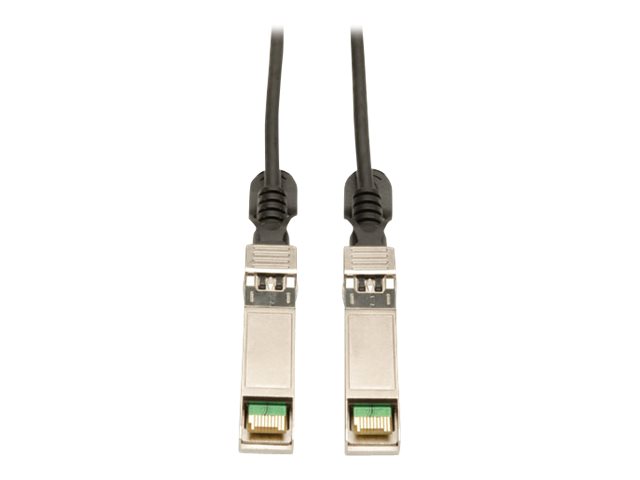 Tripp Lite 2.5M SFP+ 10Gbase-CU Twinax Passive Copper Cable SFP-H10GB-CU2-5M Compatible Black 8ft 8'