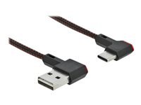 DeLOCK Easy USB Type-C kabel 20cm Sort Rød
