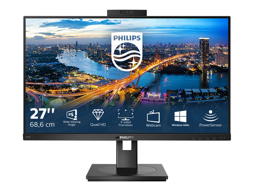 Philips MT IPS LED 27'' 275B1H/00 - IPS panel, 2560x1440, DVI-D, HDMI, DP, USB, repro, pivot
