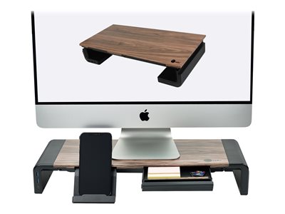 SIIG Stylish Foldable Monitor Stand with USB Hub