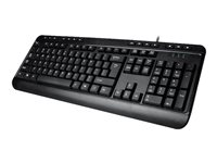 Adesso Multimedia Desktop AKB-132PB - keyboard - US