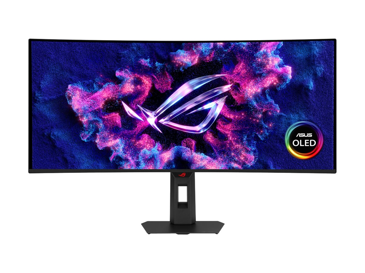 ASUS ROG Strix XG34WCDMS OLED monitor curved 34 Product shot Bottom 75700