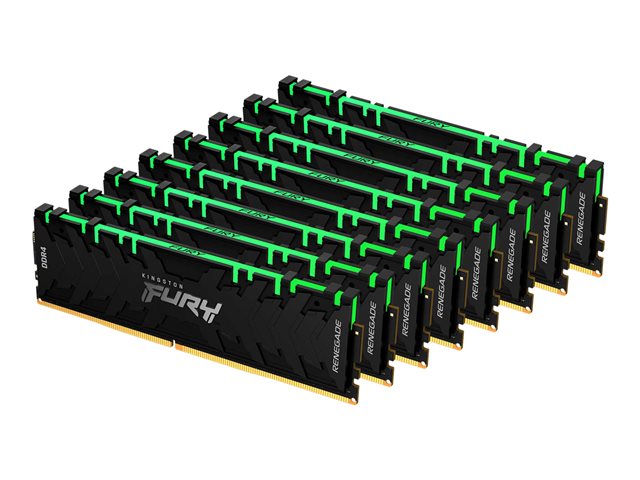 DDR4 256GB 3200-16 Renegade RGB Kit of 8 Kingston Fury