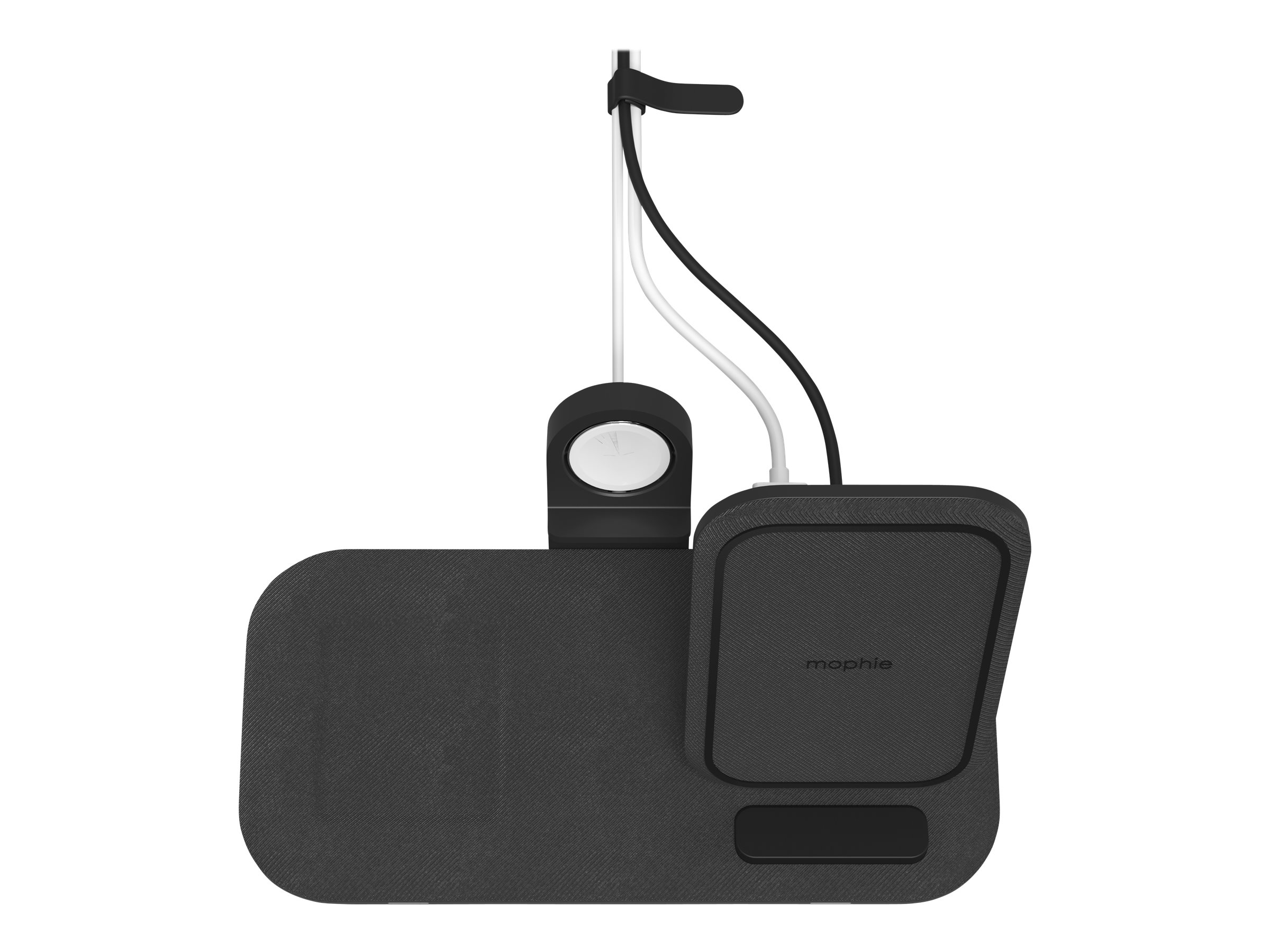 mophie Stand Plus wireless charging pad / charging stand USB 15 Product shot Front 79950