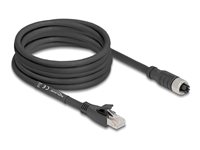 DeLOCK CAT 5e S/FTP 5m Netværkskabel Sort