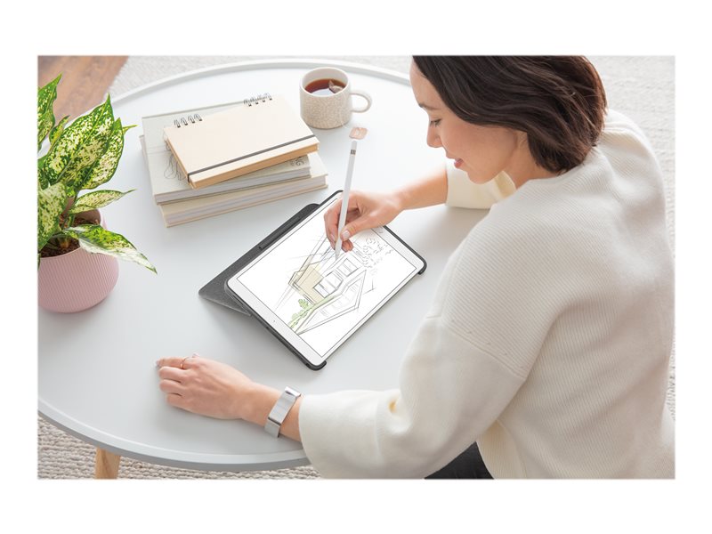 Logitech Combo Touch - clavier et tui - avec trackpad - AZERTY - Franais - graphite Priphrique d\'entre
