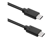 Qoltec USB 3.1 USB Type-C kabel 3m Sort