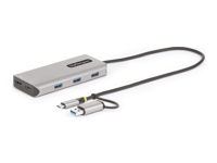 StarTech.com Adaptateur Multiport USB-C et USB-A, Double HDMI (4K/1080p)