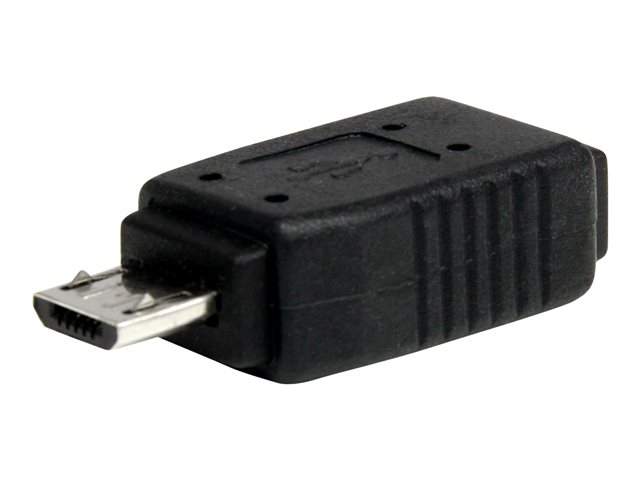 Image of StarTech.com Micro USB to Mini USB 2.0 Adapter M/F - Micro to Mini USB Adapter - Mini USB Adapter - Micro USB to Mini USB (UUSBMUSBMF) - USB adapter - Micro-USB Type B to mini-USB Type B