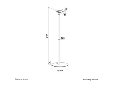 NEOMOUNTS Speaker stand for Sonos Era