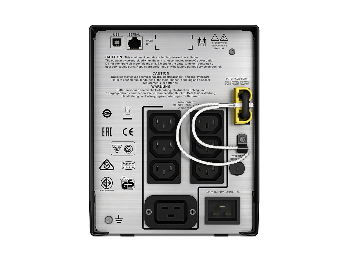 APC Smart-UPS C 2000VA LCD - UPS - 1300 Watt - 2000 VA – foto 3