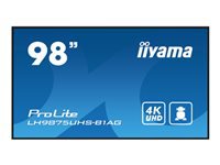 Iiyama Moniteurs 82'' et plus LH9875UHS-B1AG