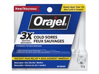 Orajel Cold Sore 3X Medicated - 5.3g