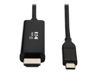 Eaton Tripp Lite Series USB C to HDMI Adapter Cable USB 3.1 Gen 1 4K M/M USB-C Black 6ft