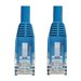 Eaton Tripp Lite Series Cat6 Gigabit Snagless Molded UTP Ethernet Cable (RJ45 M/M), PoE, LSZH, Blue, 0.5 m (1.6 ft.)