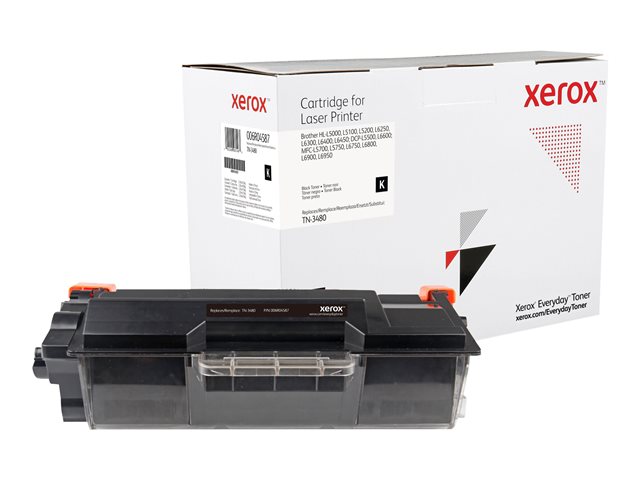 Image of Everyday - black - compatible - toner cartridge (alternative for: Brother TN3480)