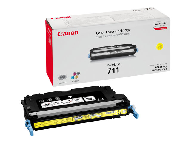 CANON CRG-711Y cartridge yellow LBP-5300 1657B002