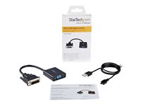 StarTech.com DVI-D to VGA Active Adapter Converter Cable - 1080p - DVI to VGA Converter box (DVI2VGAE) Video transformer