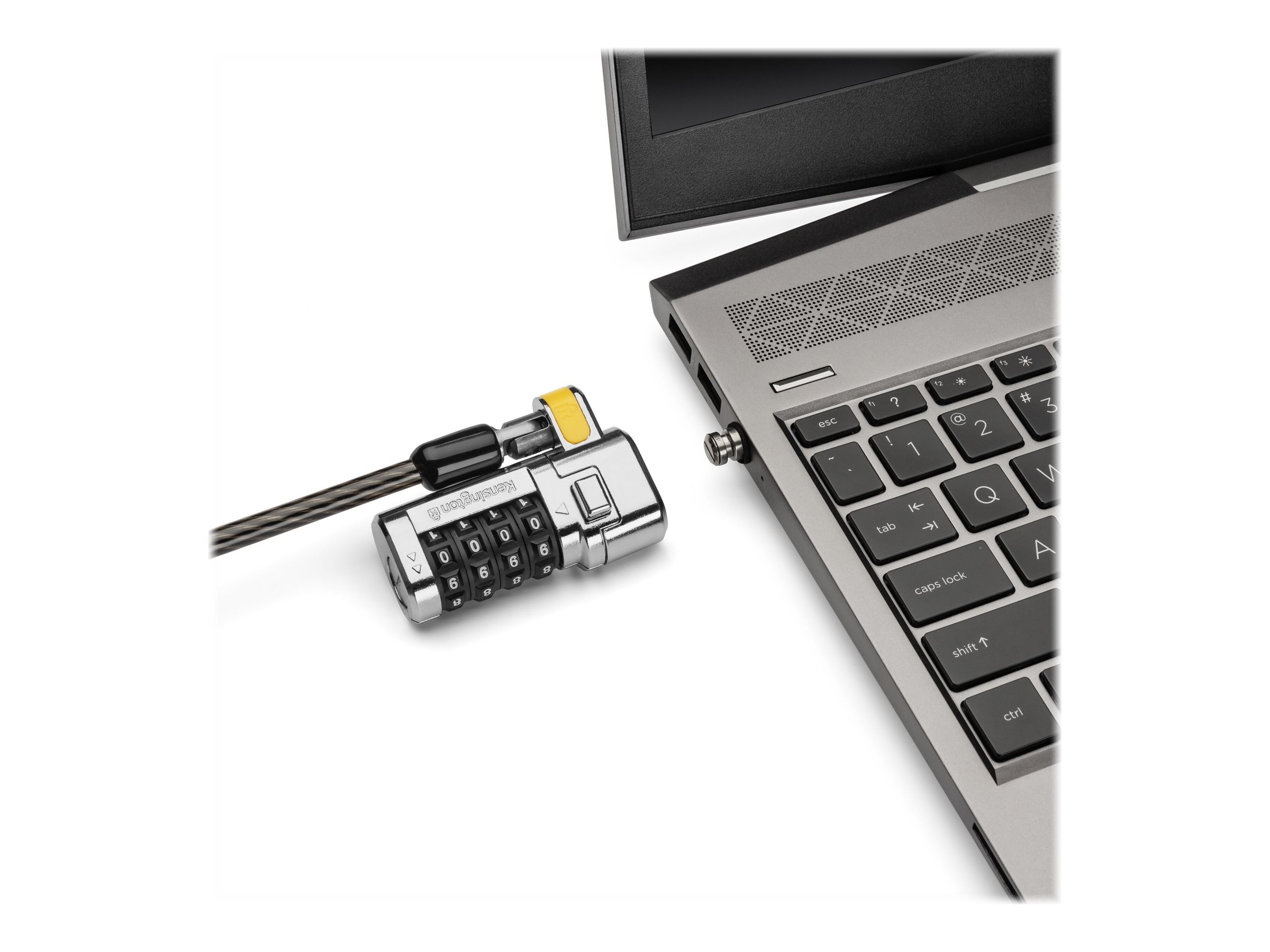 Kensington ClickSafe Combination Laptop Lock security cable Usage / lifestyle Front 73650