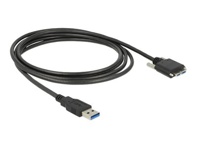 4043619835997 - - USB-Kabel - Micro-USB Typ B (M) zu USB Typ A (M) - USB 30 - 3 m - Daumenschrauben