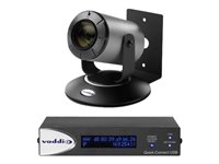 Vaddio ZoomSHOT 30x Zoom QUSB Conference Camera System With Bridge and Mount Silver and Black 