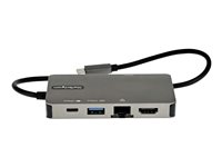 Startech USB-C Multiport Adapter, USB-C to 4K 30Hz HDMI or 1080p VGA, USB Type-C Mini Dock with 100W Power Delivery Passthrou