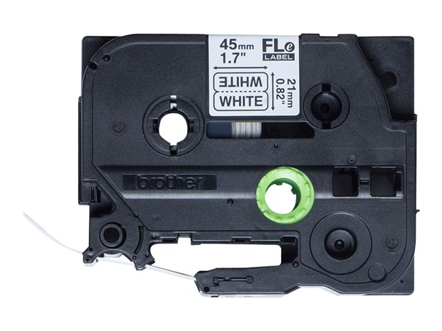 BROTHER FLe-2511 Bk On White Flag Tape FLE2511