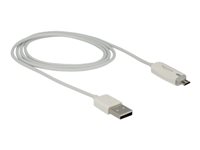 DeLOCK USB 2.0 USB-kabel 1m Hvid