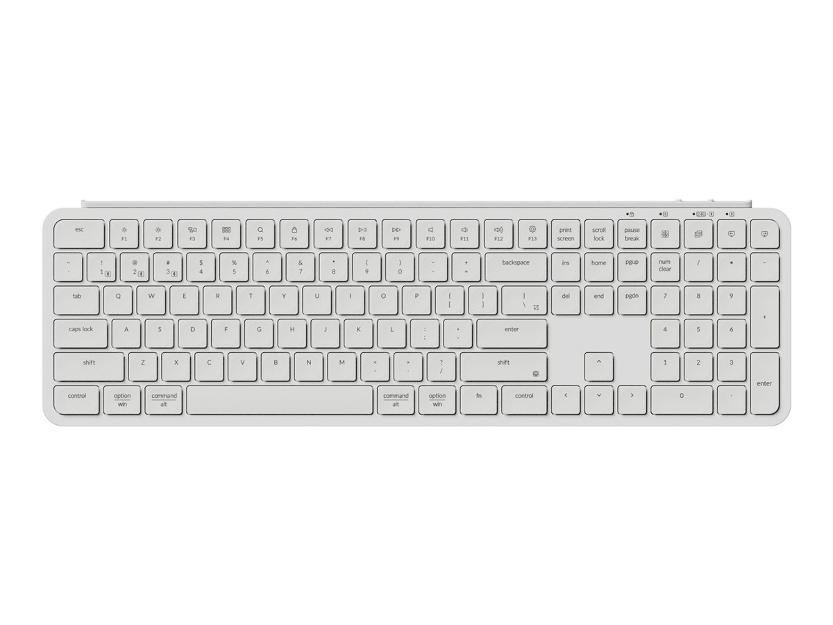 Keychron B6 Pro keyboard Ultra-Slim 100% full size ivory white Input Product shot Front 79800