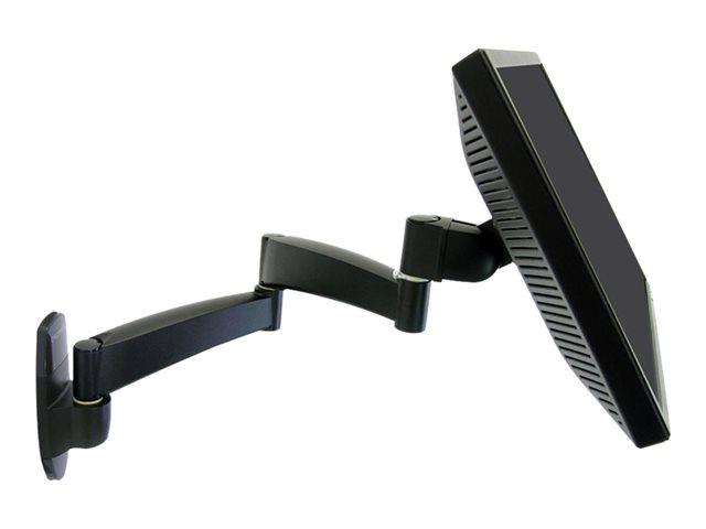 Ergotron 200 Series - Mounting kit (wall arm) - for monitor - steel - black - screen size: up to 32