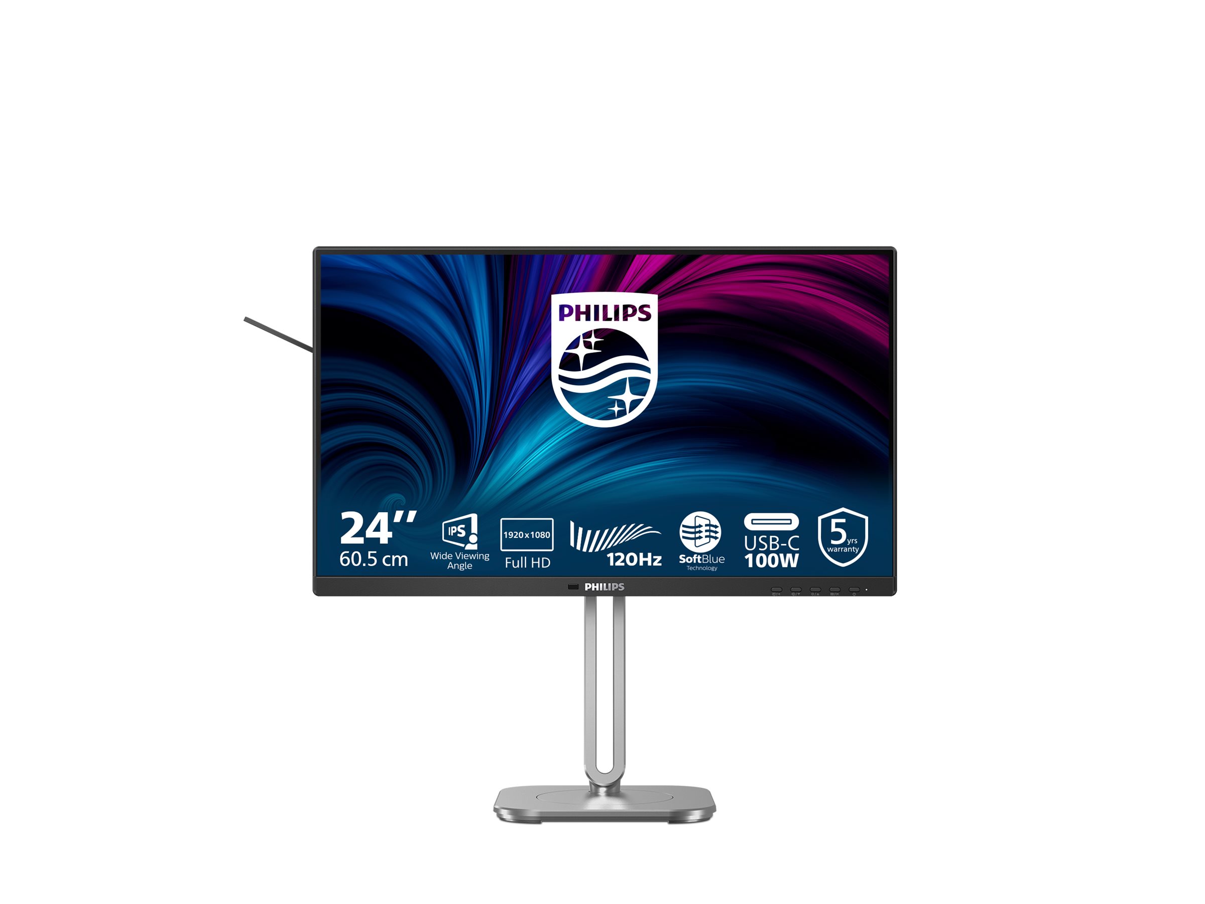 An image of Philips 24B2U4301 - 4000 Series - LED monitor - Full HD (1080p) - 24"