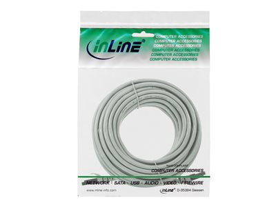INLINE Patchkabel Cat.5e SF/UTP grau 30m