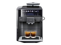 Siemens EQ.6 plus s400 TE654319RW Automatisk kaffemaskine Safirsort metallisk