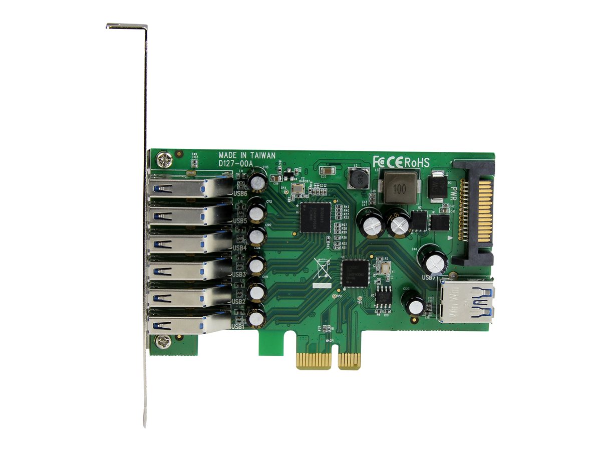 STARTECH 7 Pt PCI Express USB 3.0 Card - Std+LP – foto 3