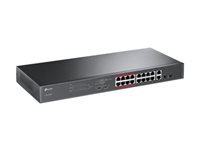TP-LINK 16-Port 10/100Mops PoE+ Switch