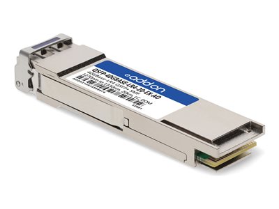 AddOn - QSFP+ transceiver module (equivalent to: Extreme Networks QSFP-40GBASE-LR4-20-EX)