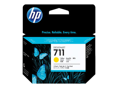 711 - 3-pack - yellow - original - DesignJet - ink