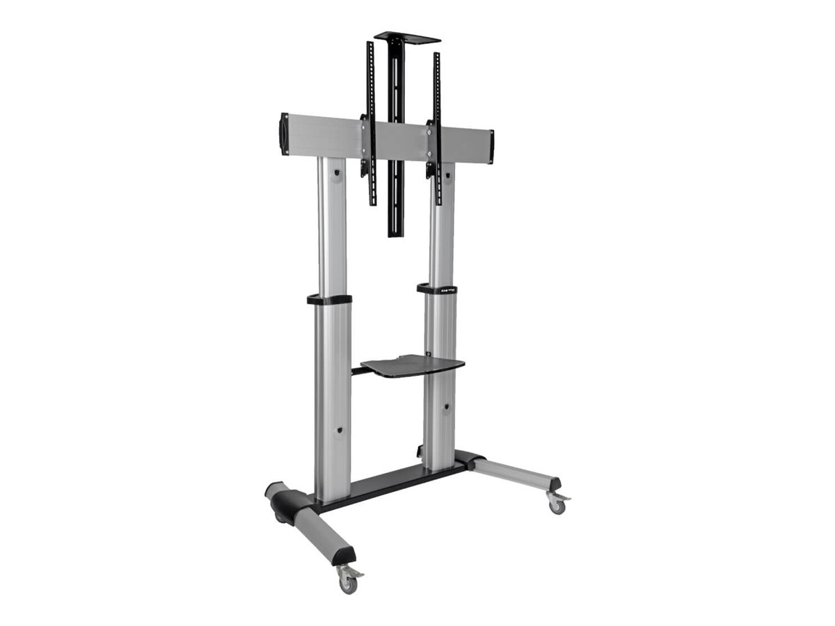 Eaton Tripp Lite Series Heavy-Duty Rolling TV Stand, Height Adjustable, 60"