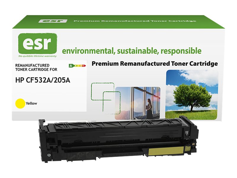 ESR Toner cartridge compatible with HP CF532A yellow remanufactured 1.600 pages