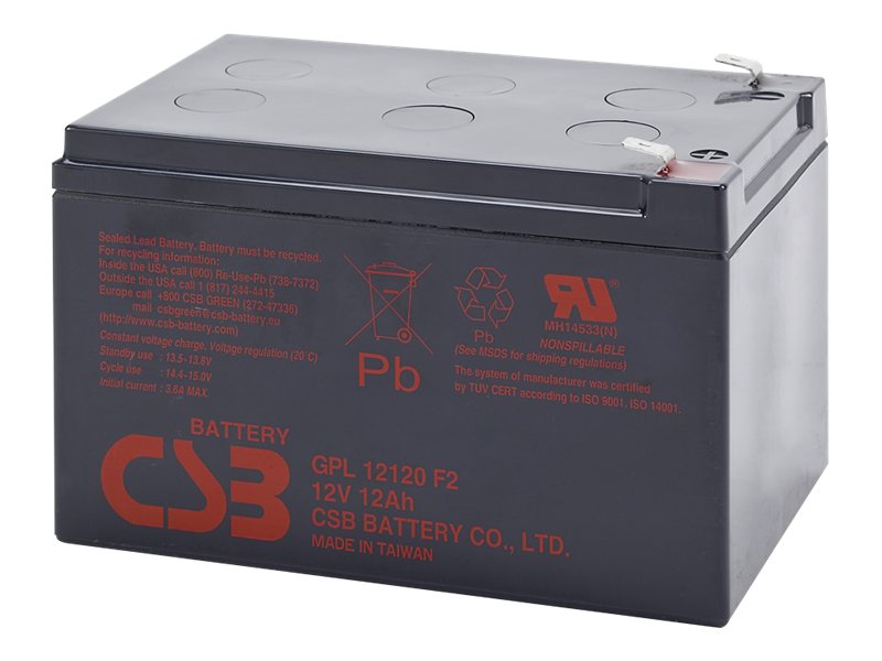 CSB GPL12120 CSB akumulator GPL12120 12V/12Ah baterie 8-letnie