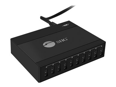 SIIG 60W 10-Port USB Charger