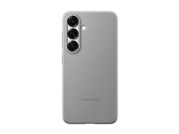 Samsung EF-VS931 Back cover for cell phone faux leather gray for Galaxy S25