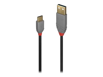 LINDY 3m USB 2.0 Typ A/C Kabel Anthra - 36888