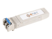 ENET - SFP (mini-GBIC) transceiver module (equivalent to: HP J4859C) - 1GbE - 1000Base-LH, 1000Base-LX - LC single-mode / LC multi-mode - up to 6.2 miles - 1310 nm - for HPE OfficeConnect 1820; HPE Aruba 6000 12, 6000 24, 6000 48, 6200F 12, 6200M 24; CX 8360