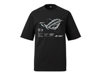 ASUS ROG PIXELVERSE T-Shirt, Regular Fit, Black - Size XL