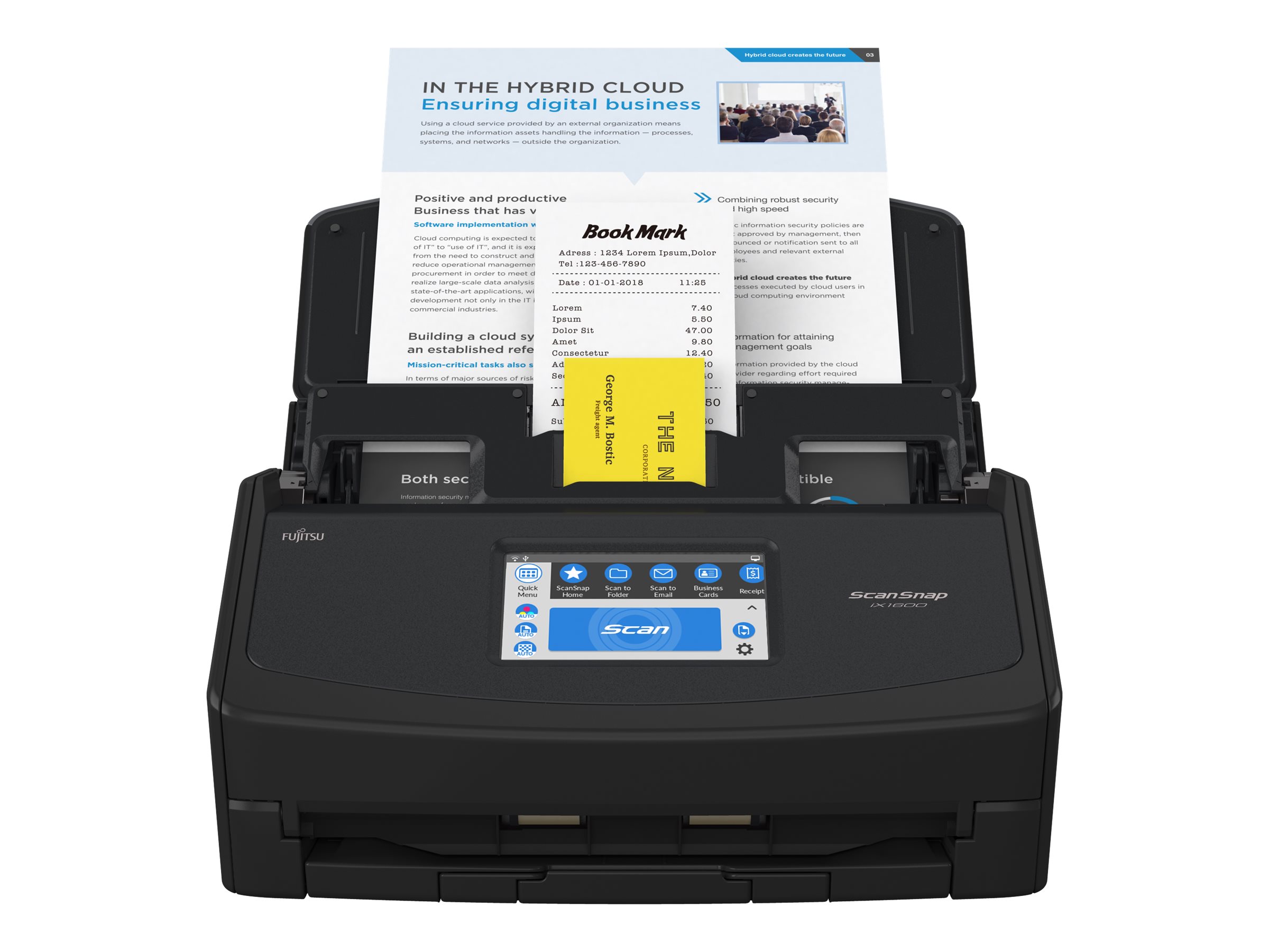 正規品販売！正規品販売！Fujitsu Fi-7300NX Professional Network Enabled Document Scanner  With Color Touchscreen スキャナー