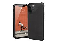 UAG Rugged Case for iPhone 12 Pro Max 5G [6.7inch] - Metropolis LT Leather Black Beskyttelsescover Læderrustning sort Apple iPhone 12 Pro Max