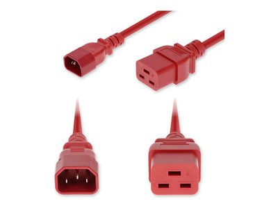 AddOn - Power cable - IEC 60320 C14 to IEC 60320 C19