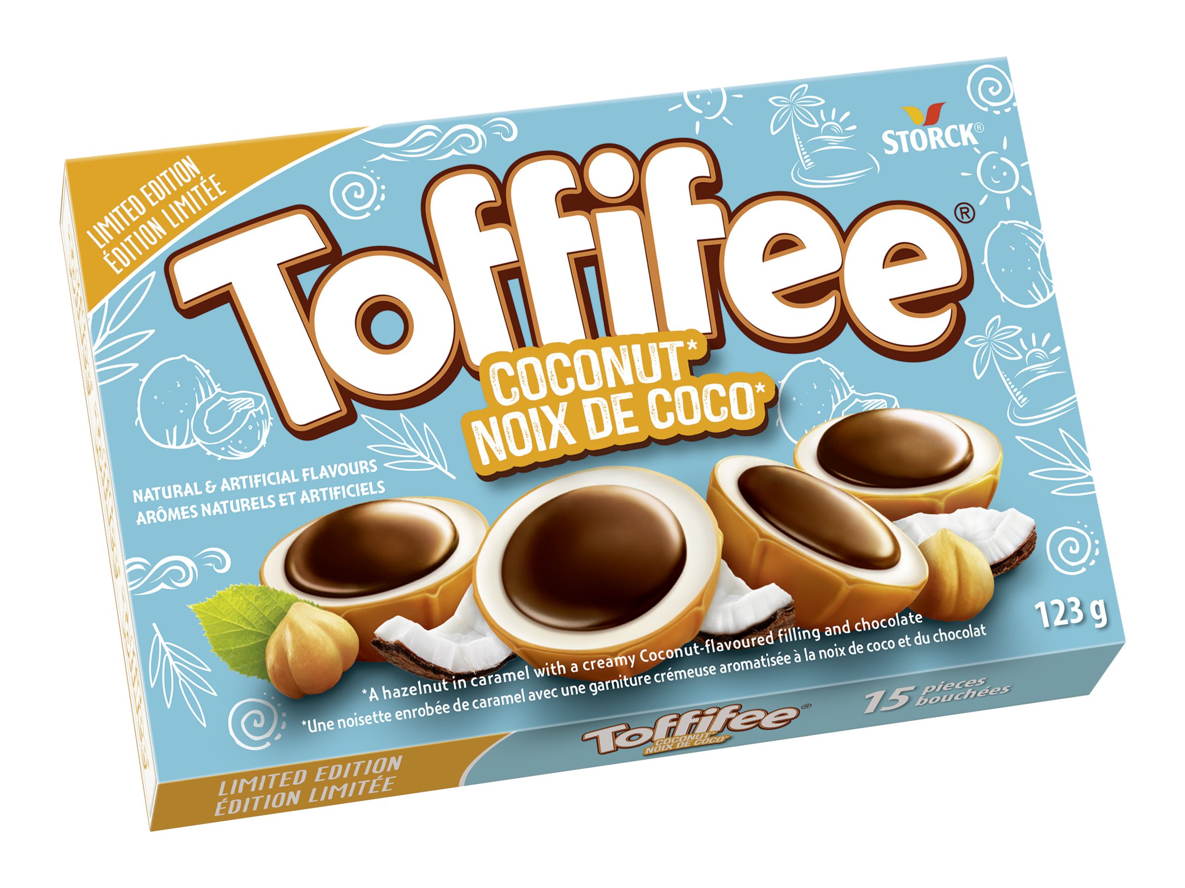 Toffifee Hazelnut Caramel Chocolate Candies - Coconut - 123g